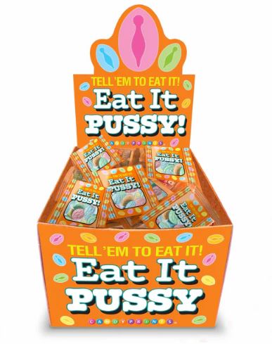 EAT IT PUSSY CANDY DISPLAY OF 100