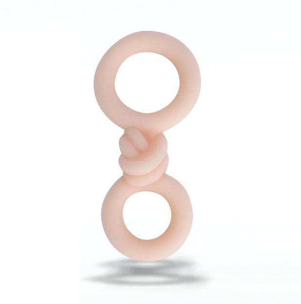 COOPER LIQUID SILICONE DUAL SUPER STRETCH C-RING VANILLA