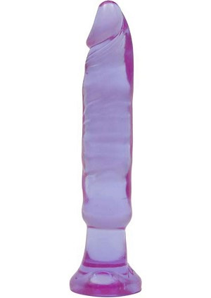 CRYSTAL JELLIES ANAL STARTER 6IN PURPLE
