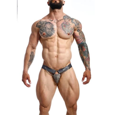 MALE BASICS DNGEON CHAIN JOCKSTRAP CAMO O/S