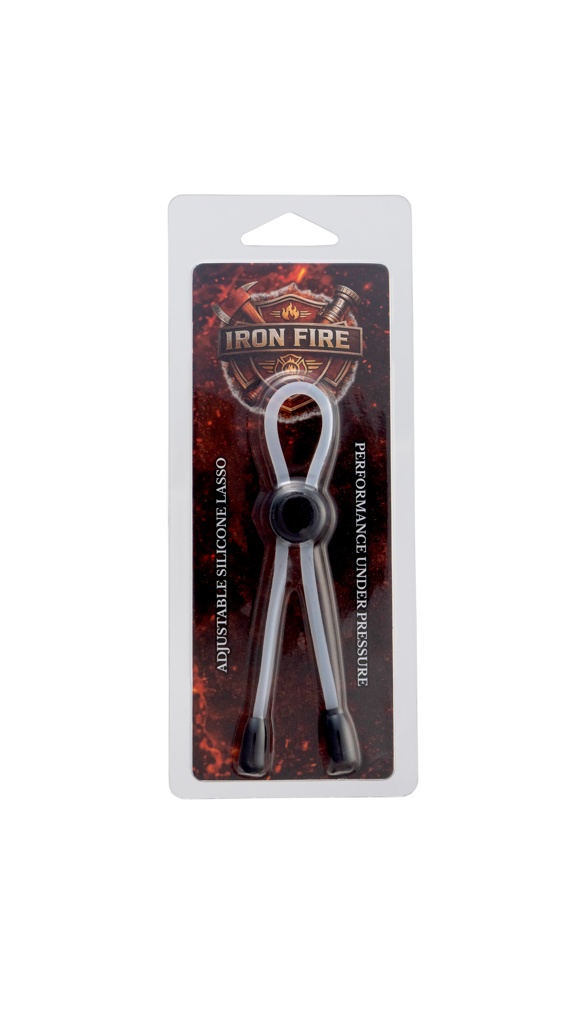 SILICONE COCK TIE WHITE
