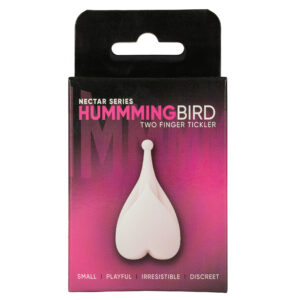HUMMINGBIRD 2 FINGER SILICONE TICKLER PINK