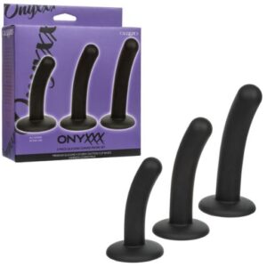 ONYXXX 3 PIECE SILICONE CURVED PROBE SET